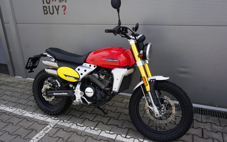 Fantic Caballero Scrambler 125 + KUFER
