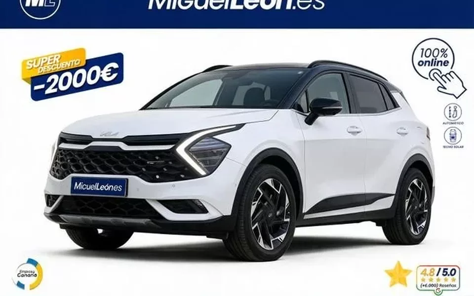 KIA Sportage 1.6 T-GDi PHEV 198kW (265CV) GT-line 4x4 - 27985€ en Santa cruz de tenerife