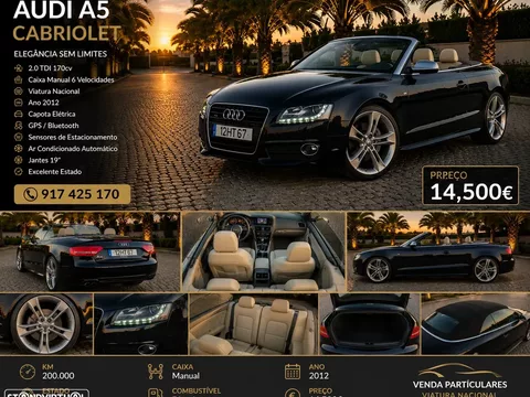 Audi A5 Cabrio 2.0 TDi
