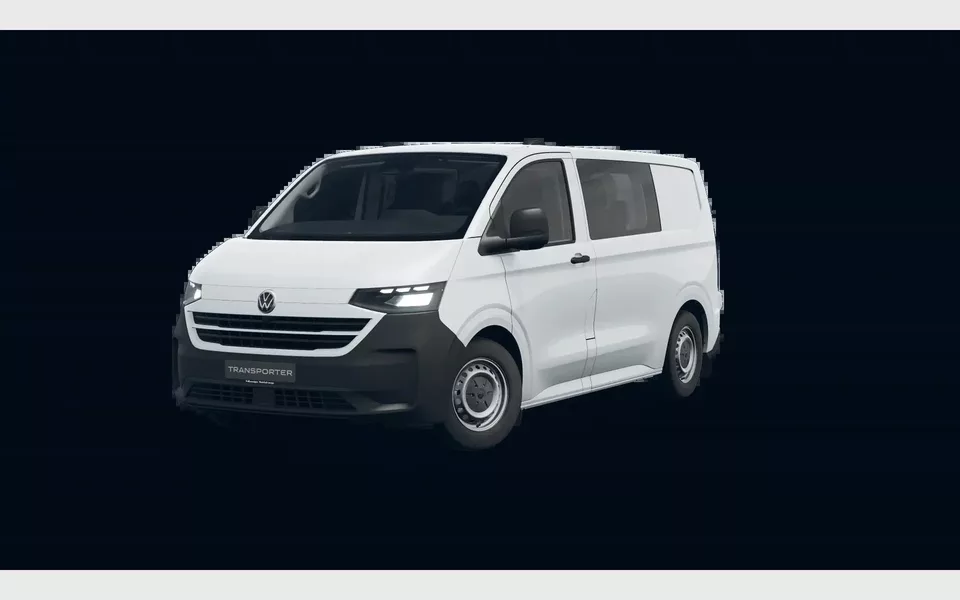 VOLKSWAGEN Transporter T7 28 Fou Swb Transporter Dubbele cabine Wielbasis 3100 mm Motor 2.0 TDI 110kW (150pk) Versnellingsbak 8v Auto FW