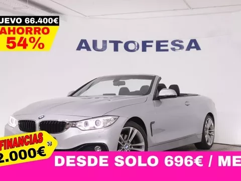 BMW Serie 4 SERIE 4 420D CABRIO AUTO 190CV 2P # CUERO, NAVY, PARKTRONIC