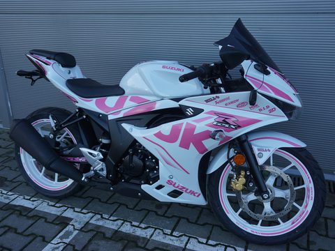 Suzuki GSX-R 125 GSXR WHITE PINK Obniżona