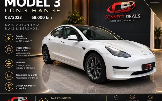 Tesla Model 3 Long Range Tração Traseira