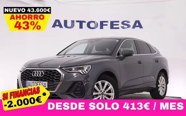 AUDI Q3 SPORTBACK 35 TDI 150CV 5P # IVA DEDUCIBLE,PARKTRONIC,CAMARA TRASERA
