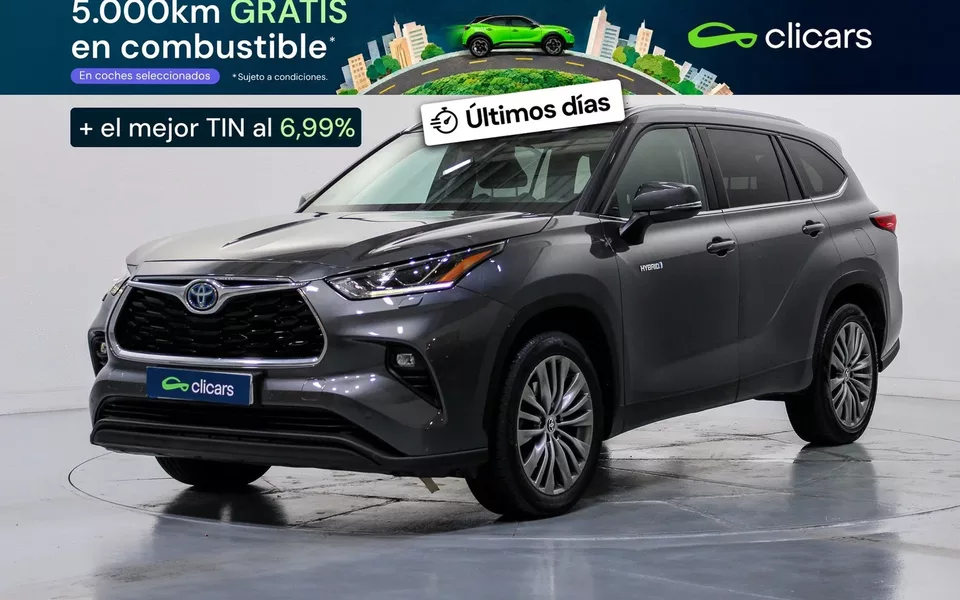 TOYOTA Highlander 2.5 hybrid Advance T. Panorámico Pintura metaliza - 37490€ en Cordoba