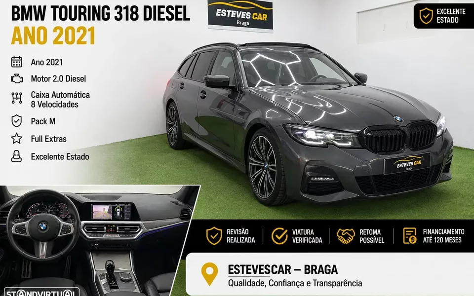 BMW 318 d Pack Desportivo M Auto