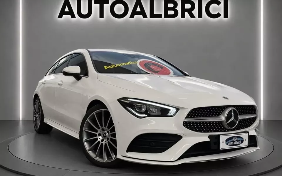 MERCEDES-BENZ CLA 180 AUTOMATIC SHOOTING BRAKE PREMIUM usato Benzina Bianco pastello
