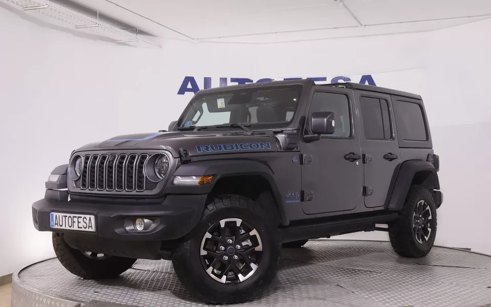 Jeep Wrangler 2.0T 4xe PHEV UNLIMITED RUBICON 380CV 4X4 4P # IVA DEDUCIBLE,CUERO,NAVI,CAMARA DELANTERA YTRASERA