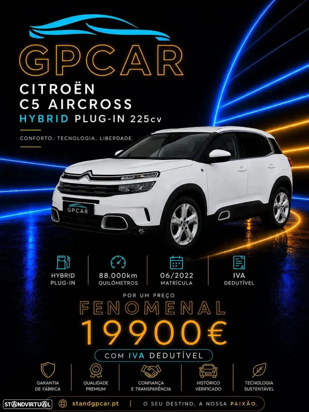 Citroën C5 Aircross 1.6 Hybrid Feel Business (TA) e-EAT8