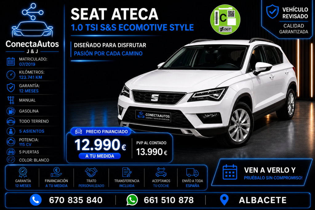 SEAT Ateca Ateca 1.0 TSI S&S Ecomotive Style