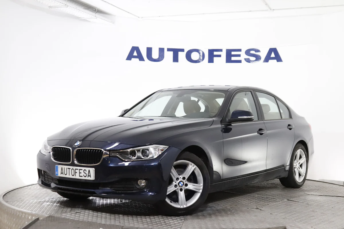 BMW 320 SERIE 3 320D AUTO 184CV 4P # CUERO,NAVY,BIXENON,PARKTRONIC