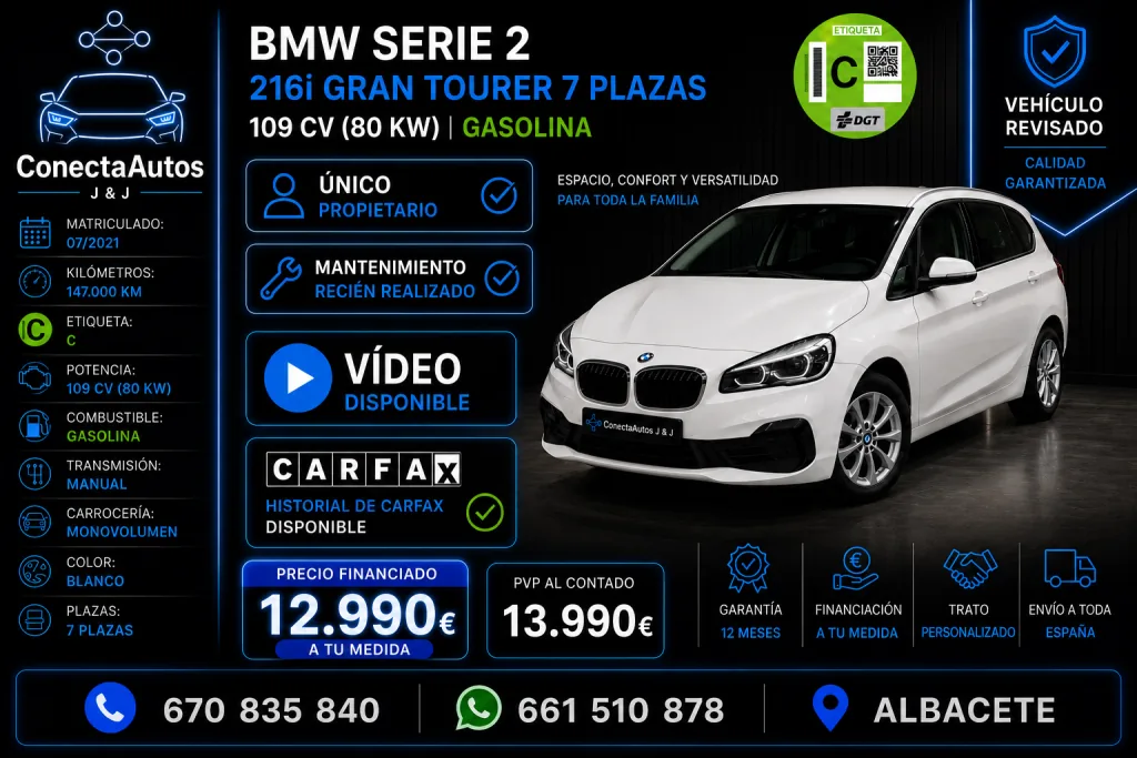 BMW Serie 2 218i Gran Tourer