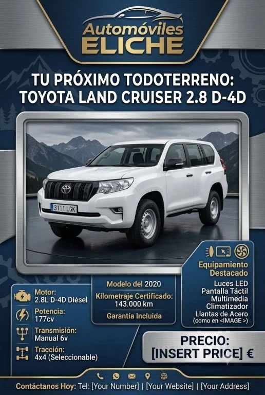 TOYOTA Land Cruiser Land Cruiser D-4D GX 7 plazas
