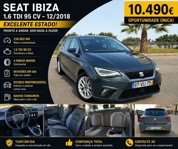 SEAT Ibiza 2018 1.6 TDI Style