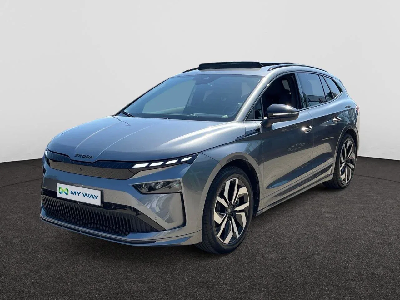 SKODA Enyaq SPORTLINE🏁*82KWH🔋*285PK⚡*CANTON🔊*PANODAK*MASSAGEZETEL*TREKHAAK*360°CAM*CARPLAY*LED MATRIX