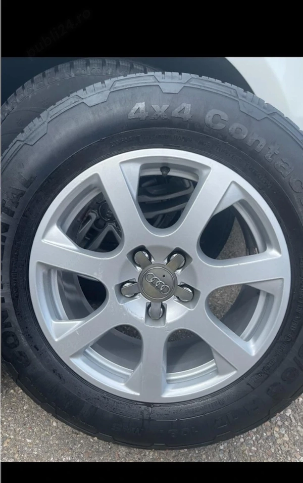 Set 4 jante originale Audi R17 + anvelope Continental 235 65 R17