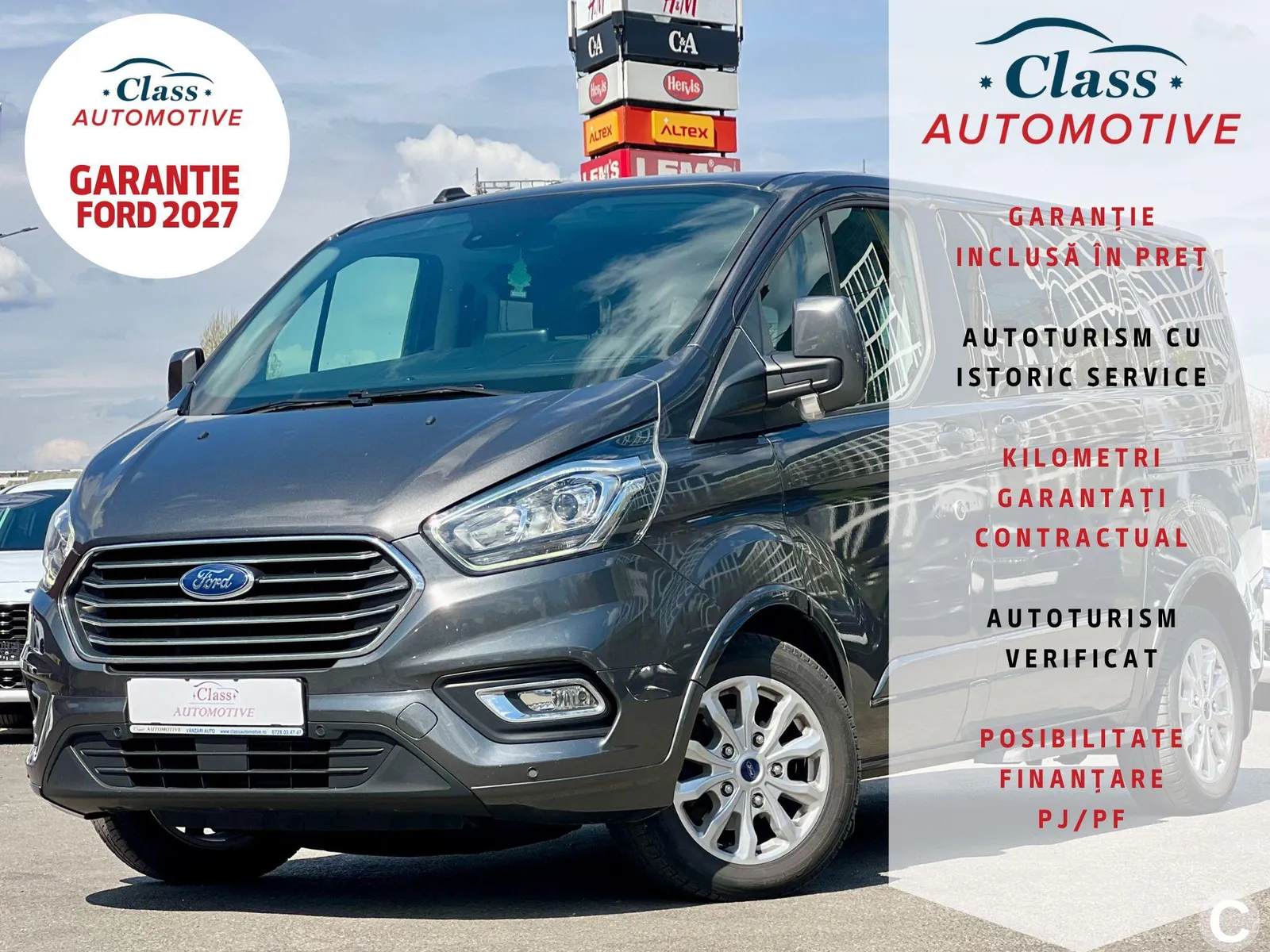 Ford Tourneo Custom 7+1 - GARANTIE FORD 2027