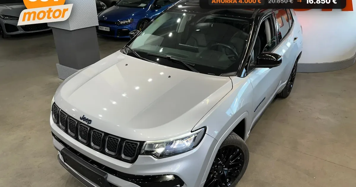 JEEP Compass Híbrido Enchufable Gasolina de segunda mano en Madrid. *** OFERTA LIMITADA — 300 - Coches ocasión