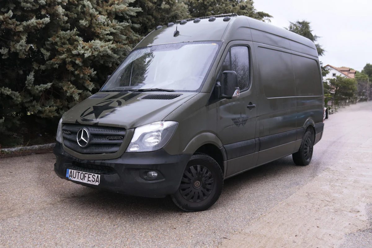 Mercedes-benz Sprinter 316 NGT GAS GNC 3.5T MEDIO ALTO 156CV CAMPER 2P # NAVY
